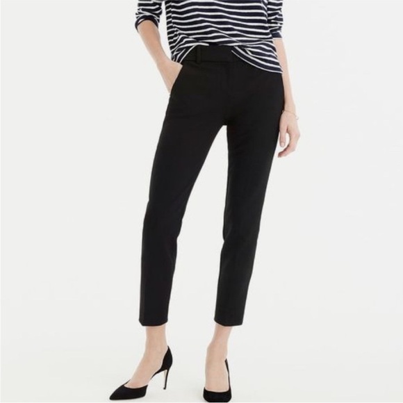 J. Crew Cameron Black Pants NWT 4P - Picture 1 of 6